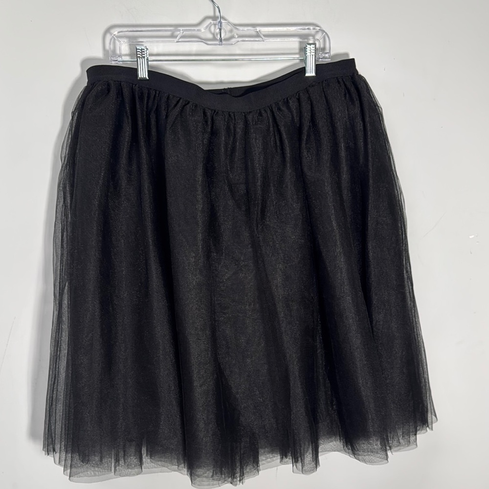 Lane Bryant Black Full Tulle Skirt Dark Romance Whimsigoth Fairy Plus Size 18/20